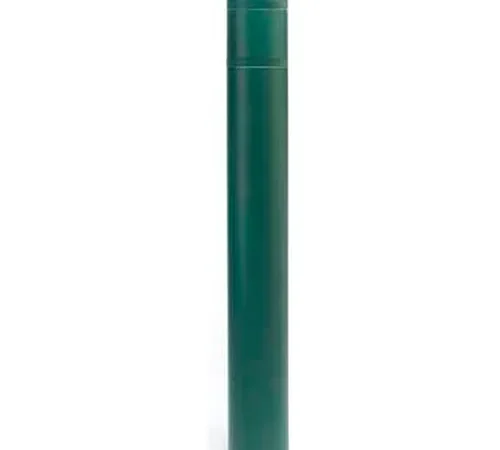 Green cylindrical plastic poster mailing tube