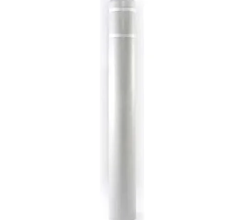 Long white water filter cartridge