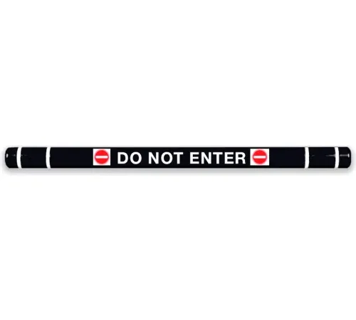 Encore Commercial Products Height Guard "DO NOT ENTER" Lettering Kit with Symbols, 37"L, Black