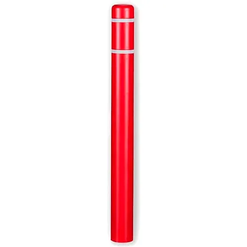 Slim red stainless steel thermos bottle