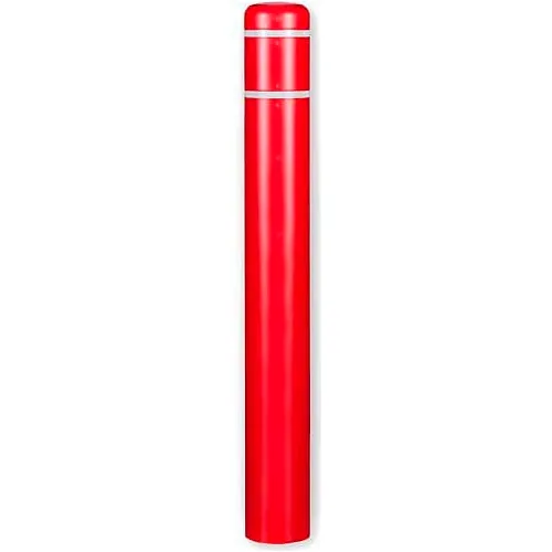 Tall red insulated thermos flask