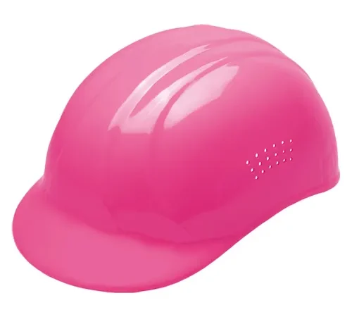 ERB® 67 Vented Bump Cap with 4-Point Pinlock Suspension, Hi-Viz Pink, Pack of 12 - Pkg Qty 12