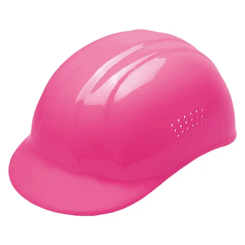 ERB® 67 Vented Bump Cap with 4-Point Pinlock Suspension, Hi-Viz Pink, Pack of 12 - Pkg Qty 12