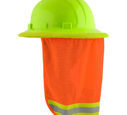 ERB® S268 Mesh Neck Shield, Hi-Viz Orange, Pack of 3