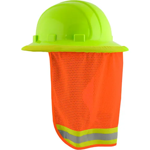 ERB® S268 Mesh Neck Shield, Hi-Viz Lime, Pack of 3 - Image 2