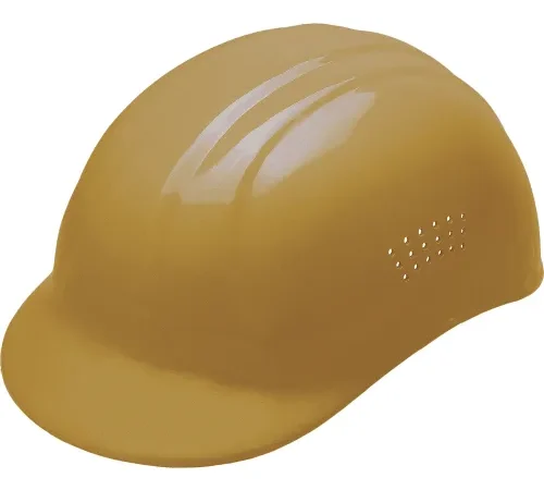 ERB® 67 Vented Bump Cap with 4-Point Pinlock Suspension, Gold, Pack of 12 - Pkg Qty 12