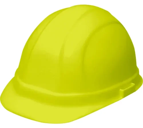 Yellow construction hard hat