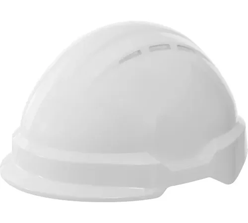 Delta Plus Americana Climbing PEAK Safety Helmet, Type 1, 4-Point Mega Ratchet Suspension, White