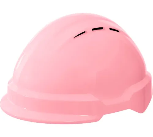 Pink construction safety hard hat