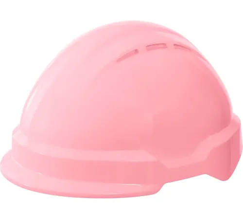 Delta Plus Americana Climbing PEAK Safety Helmet, Type 2, 4-Point Mega Ratchet Suspension, Pink