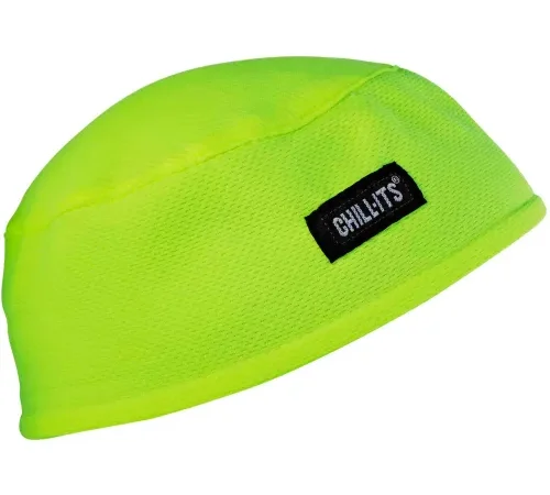 Ergodyne® Chill-Its® 6630 High-Performance Cap, Lime, One Size - Pkg Qty 6