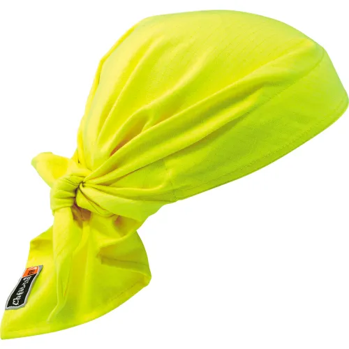Ergodyne® Chill-Its® 6710FR Evaporative FR Cooling Triangle Hat, Lime - Pkg Qty 6