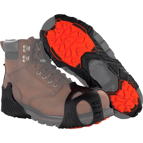 Ergodyne® Trex® 6306 Ice Traction Cleats with Tungsten Carbide Studs, XL, Black