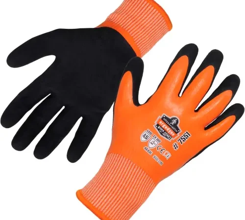 Ergodyne® ProFlex® 7551 Coated Waterproof Winter Work Gloves, XL, Orange, A5 - Pkg Qty 12