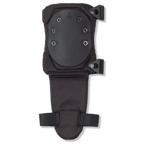 Ergodyne ProFlex 340 Heavy Duty Knee Pad with Shin Guard, Black Cap, One Size