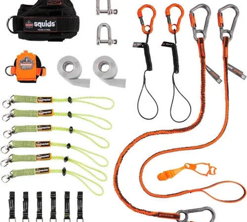 Ergodyne Squids? 3186 Iron/Steel Worker Tool Tethering Kit