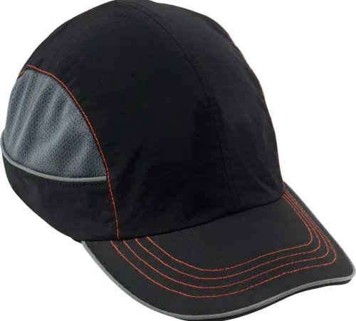 Ergodyne® Skullerz® 8950 Bump Cap, Black, Long Brim, One Size