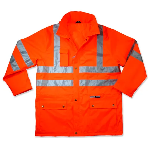 Ergodyne® GloWear® 8365 Class 3 Rain Jacket, Orange, XL