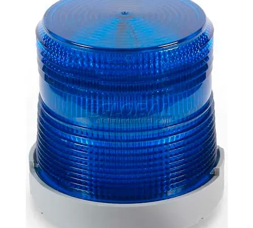Edwards Signaling 48XBRMB120A Dual Mode LED Beacon Blue 120V AC