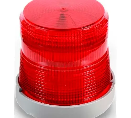 Edwards Signaling 48XBRMR120A Dual Mode LED Beacon Red 120V AC