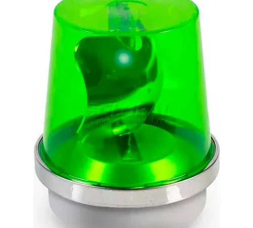 Edwards Signaling 52G-N5-40WH Rotating Beacon Green 120V AC