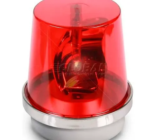 Edwards Signaling 52R-N5-40WH Rotating Beacon Red 120V AC