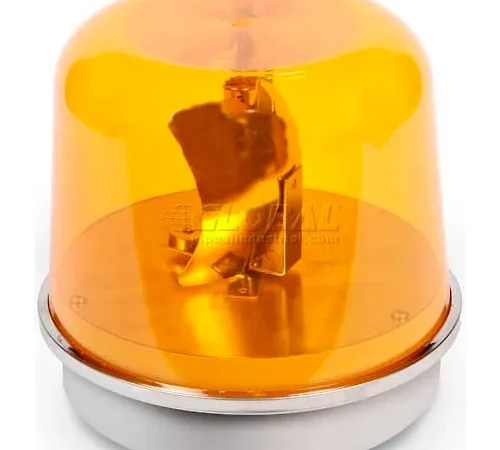 Edwards Signaling 58A-N5-100WH Rotating Beacon 100WH Amber 120V AC