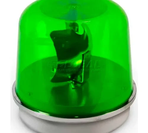 Edwards Signaling 58G-N5-100WH Rotating Beacon 100WH Green 120V AC