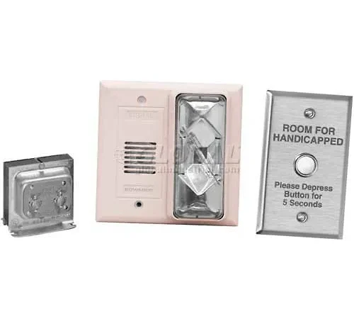 Edwards Signaling 7005-G5 Hotel Room Annunciator Kit, White