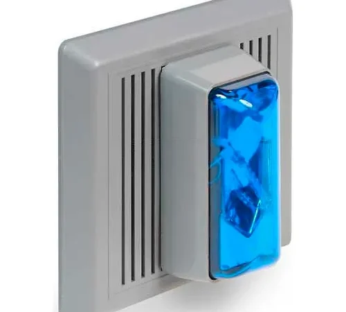 Edwards Signaling 868STRB-N5 Surface Mount Horn Strobe For Outdoor Use 120V AC Blue