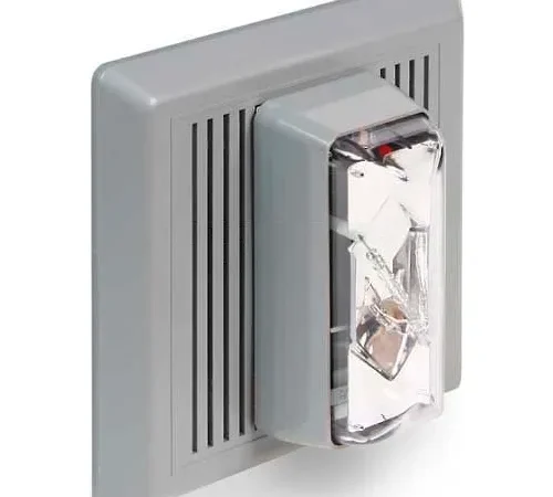 Edwards Signaling 869STRC-N5 Flush Mount Horn/Strobe 120V AC Clear