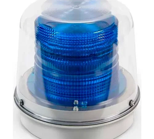 Edwards Signaling 94DFB-N5 Double Flash Xenon Strobe Blue 120V AC