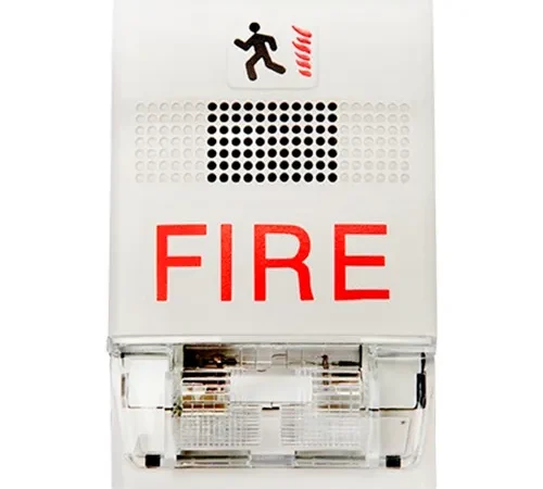 Edwards Signaling, EG1F-CVM, Genesis Chime Strobe, Hi-Lo, Multi-Cd, White, Marked Fire