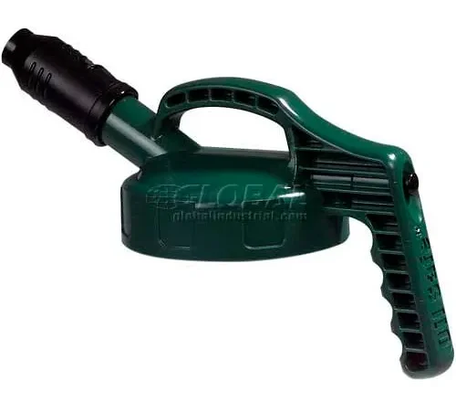 Oil Safe Stumpy Pour Spout Lid, Dark Green, 100503