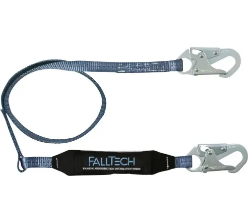 FallTech safety lanyard with two metal hooks
