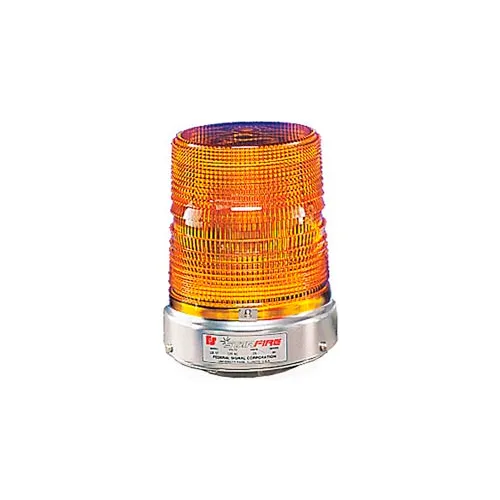 Federal Signal 131ST-012-024A Strobe, 12-24VDC, Pipe Mount, Amber