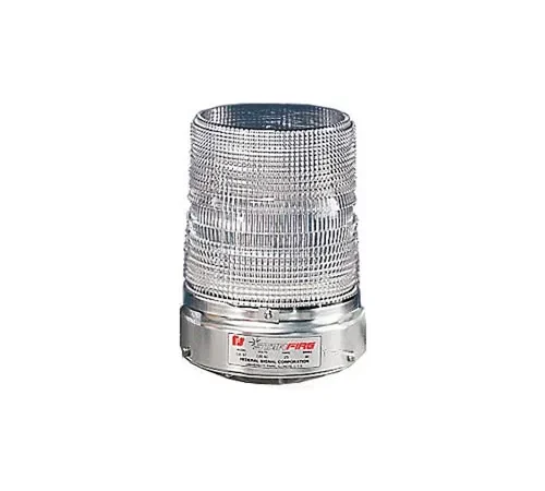 Federal Signal 131ST-012-024C Strobe, 12-24VDC, Pipe Mount, Clear