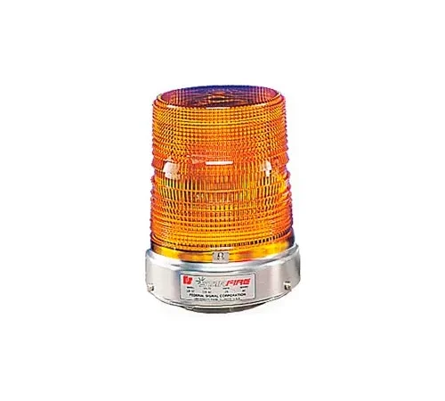 Federal Signal 131ST-120A Strobe, 120VAC, Pipe Mount, Amber