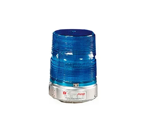 Federal Signal 131ST-120B Strobe, 120VAC, Pipe Mount, Blue