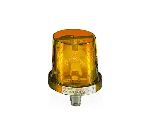 Federal Signal 225-120A Rotating Light, 120VAC, Amber