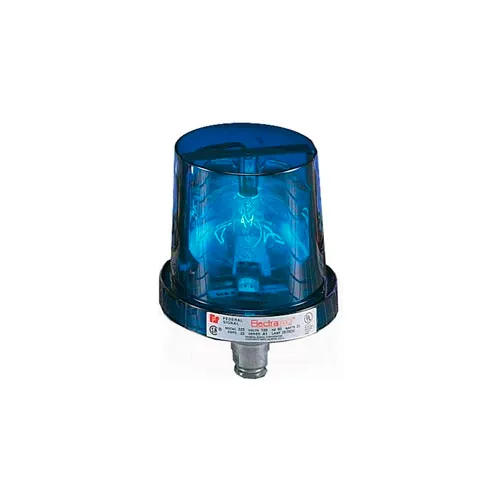 Federal Signal 225-120B Rotating Light, 120VAC, Blue
