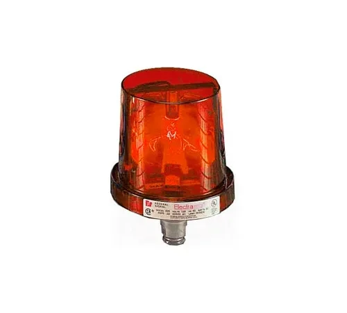 Federal Signal 225-120R Rotating Light, 120VAC, Red