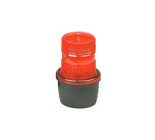 Federal Signal LP3M-120R Strobe light, male pipe mount, 120VAC, Red