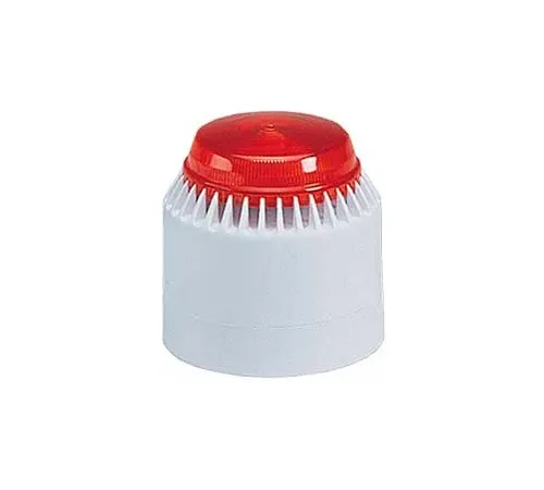 Federal Signal LP7-18-30R Strobe/sounder, 18-30VDC, Red