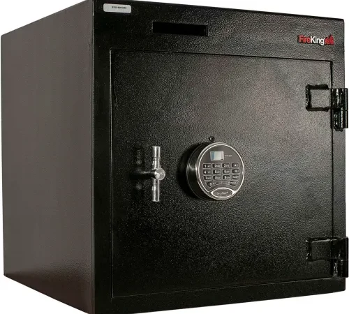Cennox Drop Drawer Safe B2020WDIC-FK1 20-1/4"W x 20"D x 20-1/2"H Electronic Lock 4.29 Cu. Ft Black