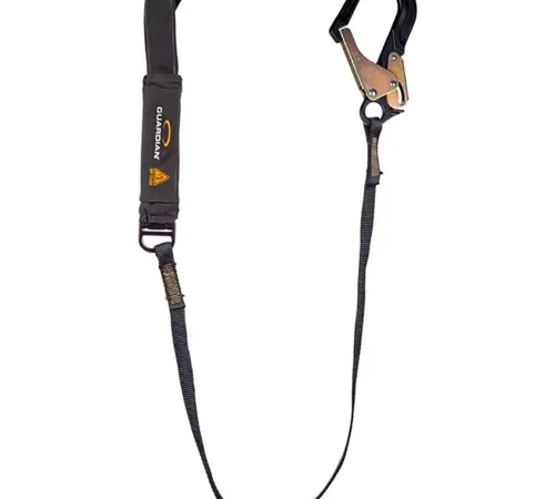 Padded safety lanyard with snap hook