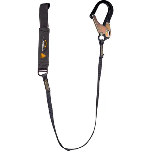 Padded safety lanyard with snap hook