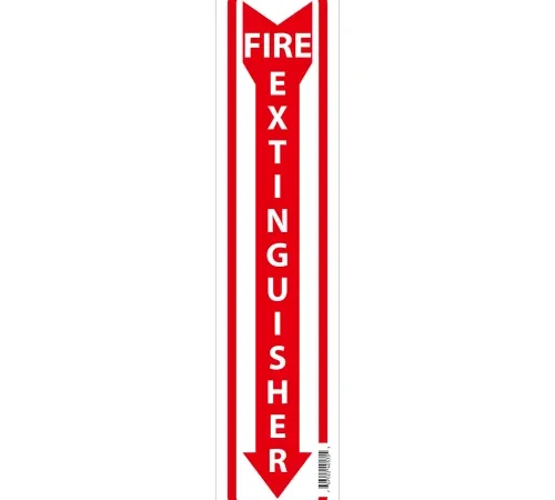 Global Industrial™ Fire Extinguisher Sign, 18x4, Aluminum