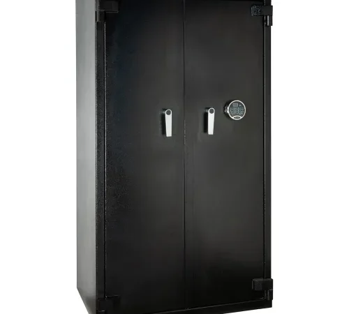 Wilson Safe Cell Phone Safe - 35"W x 24"D x 63"H, Digital Lock, Black