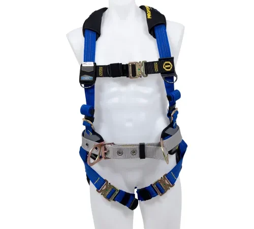 Werner® ProForm" F3 Construction Fall Protection Harness w/ Quick Connect Leg, S